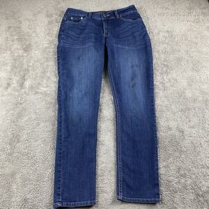 Lee Riders‎ Jeans Womens Size 10M Blue Curvy Fit Skinny Denim